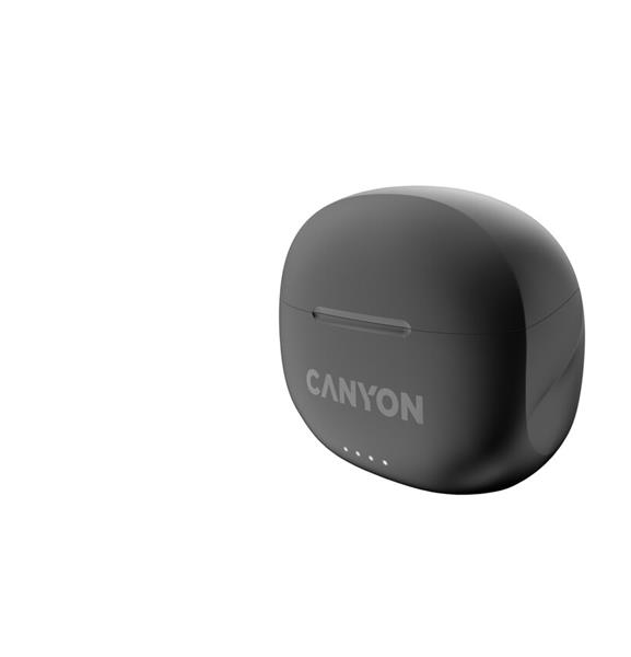 Canyon TWS-8, True Wireless Bluetooth slúchadlá do uší, nabíjacia stanica v kazete, čierne 