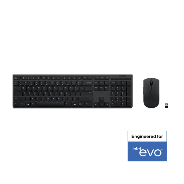 Lenovo Professional Wireless Rechargeable Keyboard and Mouse Combo Czech/Slovak klavesnica, mys 