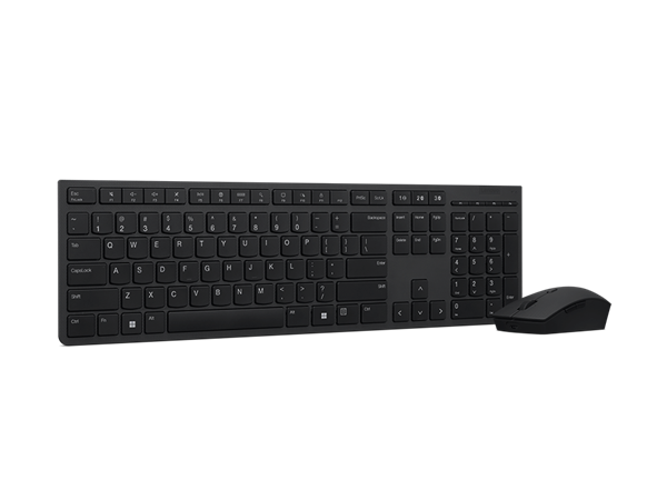 Lenovo Professional Wireless Rechargeable Keyboard and Mouse Combo Czech/Slovak klavesnica, mys 