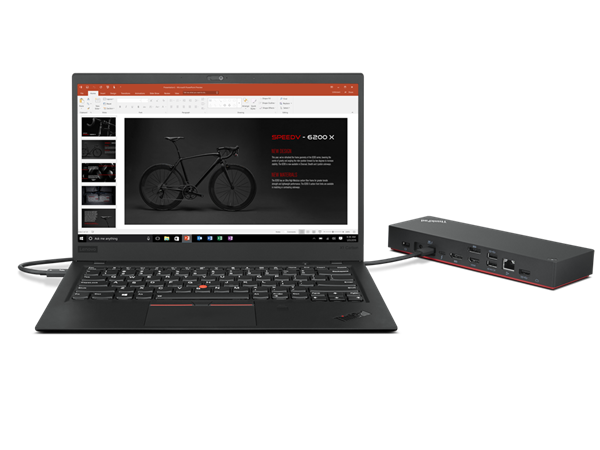 Lenovo TP Universal Thunderbolt 4 Smart Dock - 135W (2xDP, 1xHDMI, RJ45, 4xUSB 3.2, 1xUSB-C,adapter) pripojit max 4 LCD 
