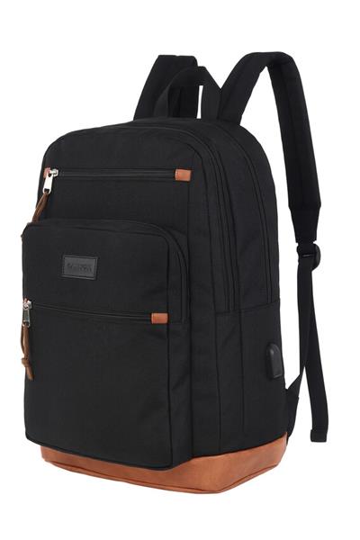 Canyon BPS-5, batoh na notebook do mesta, veľkosť do 15,6´´, 22l, vodeodolný, USB-A nabíjací port, čierny 