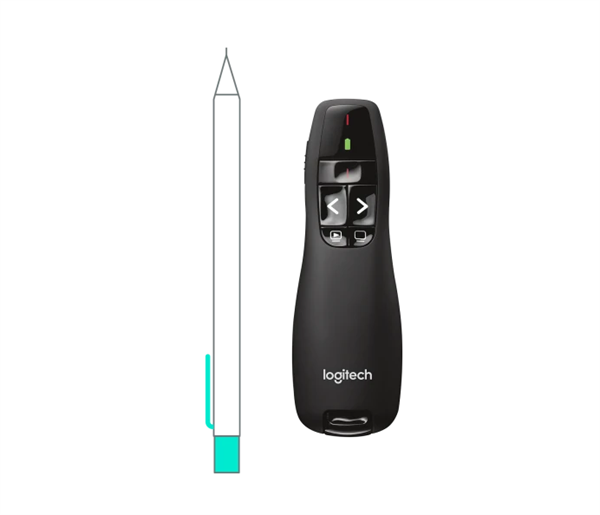 Logitech® R400 Wireless Presenter - 2.4GHZ 