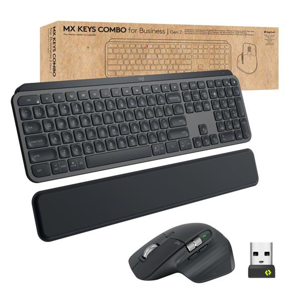 Logitech® MX Keys Combo for Business | Gen 2 - GRAPHITE - UK - INTNL 