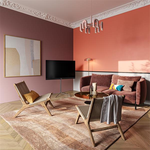 Loewe floor stand c, podlahový stojan pre TV s uhlopriečkou 32" - 50", farebné prevedenie: chróm 