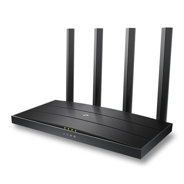 TP-LINK "AX1500 Dual-Band Wi-Fi 6 RouterSPEED: 300 Mbps at 2.4 GHz + 1201Mbps at 5 GHzSPEC: 4× Antennas, 1GHz Dual Cor 