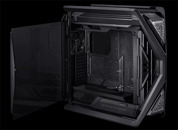 ASUS case ROG HYPERION (GR701),  Mid Tower,  průhledná bočnice,  černá 