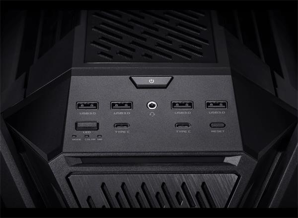 ASUS case ROG HYPERION (GR701),  Mid Tower,  průhledná bočnice,  černá 