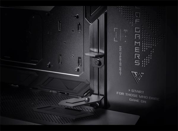 ASUS case ROG HYPERION (GR701),  Mid Tower,  průhledná bočnice,  černá 