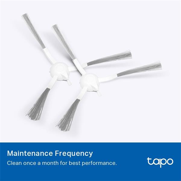 TP-LINK "Tapo Robot Vacuum Replacement KitSPEC: Main Brush  ×1, Side Brush  ×2, HEPA Filter  ×2Suitable for Tapo RV30  