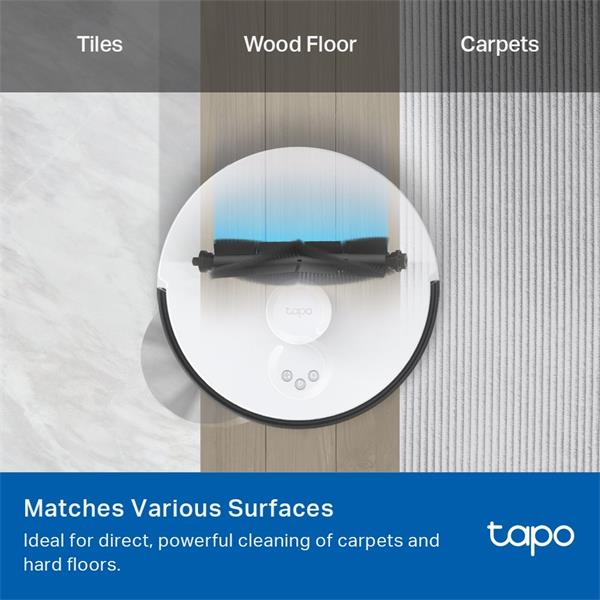 TP-LINK "Tapo Robot Vacuum Replacement KitSPEC: Main Brush  ×1, Side Brush  ×2, HEPA Filter  ×2Suitable for Tapo RV30  