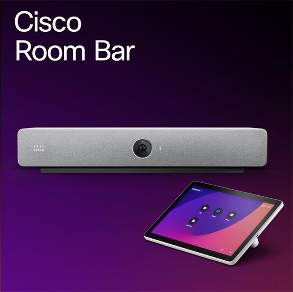 Cisco Room Bar in First Light w Navigator(Table Stand) 
