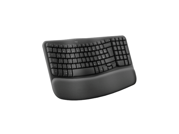 Logitech® Wave Keys Wireless Ergo klávesnica - GRAPHITE, SK/CZ, 2.4GHZ/B 