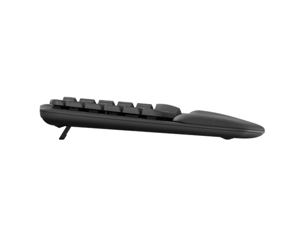 Logitech® Wave Keys Wireless Ergo klávesnica - GRAPHITE, SK/CZ, 2.4GHZ/B 