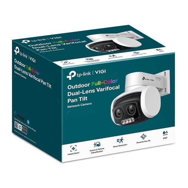 TP-LINK "4MP  Dual-Lens Varied Focal Full-Color PT CameraSPEC:H.265+/H.265/H.264+/H.264, 1/3"" Progressive Scan CMOS, C 