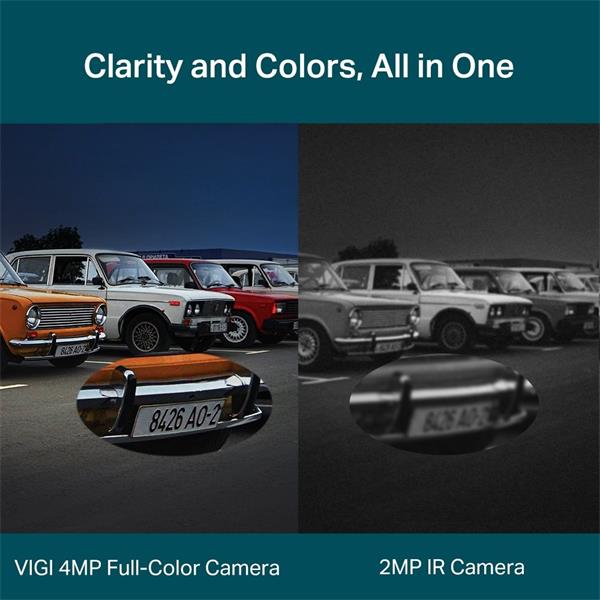 TP-LINK "4MP  Dual-Lens Varied Focal Full-Color PT CameraSPEC:H.265+/H.265/H.264+/H.264, 1/3"" Progressive Scan CMOS, C 