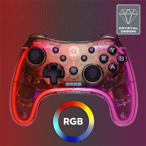 Canyon GPW-04, Brighter bezdrôtový gamepad 5v1 pre Win PC, PS4, Xbox360, Android, PS3 