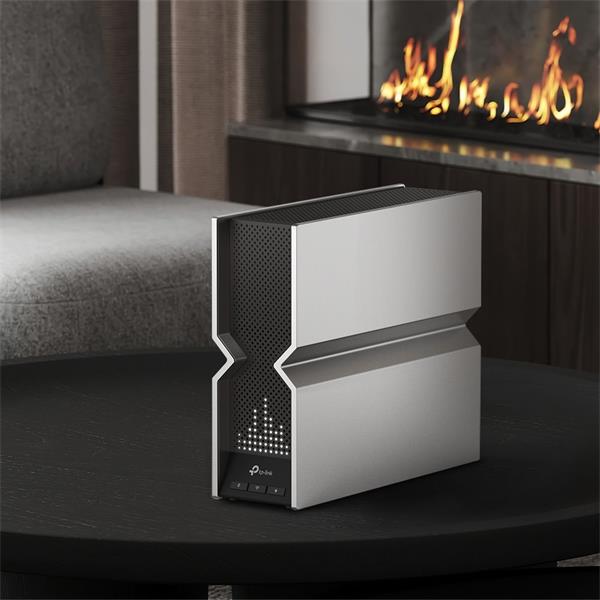 BE19000 Tri Band Wi-Fi 7 Router SPEED: 1376 Mbps at 2.4 GHz + 5760 Mbps at 5 GHz + 11520 Mbps at 6 GHz SPEC: 8× Internal 