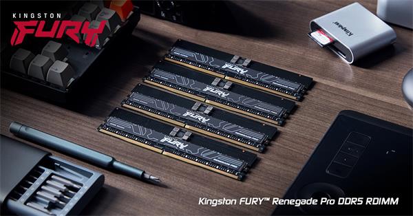 DDR 5....        64GB . 6000MHz. CL32 FURY Renegade Pro Kingston AMD EXPO (4x16GB) 