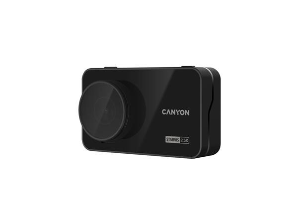 Canyon DVR25 GPS, kamera do auta s nahrávaním, GPS, 2.5K WQHD at 30 fps, 3´´ dotykový displej 