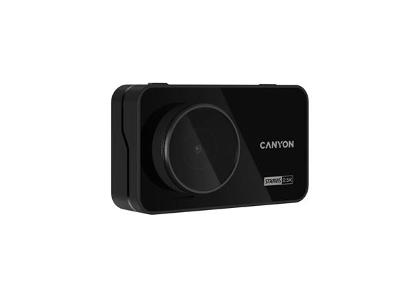 Canyon DVR25 GPS, kamera do auta s nahrávaním, GPS, 2.5K WQHD at 30 fps, 3´´ dotykový displej 