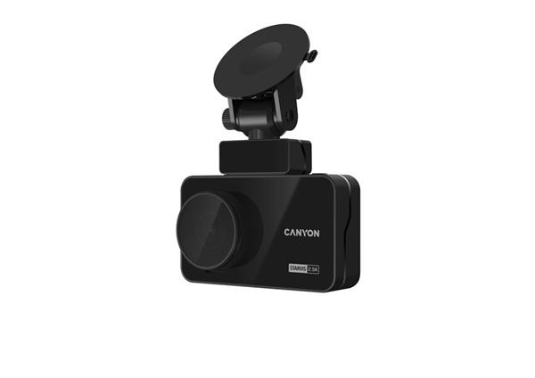 Canyon DVR25 GPS, kamera do auta s nahrávaním, GPS, 2.5K WQHD at 30 fps, 3´´ dotykový displej 