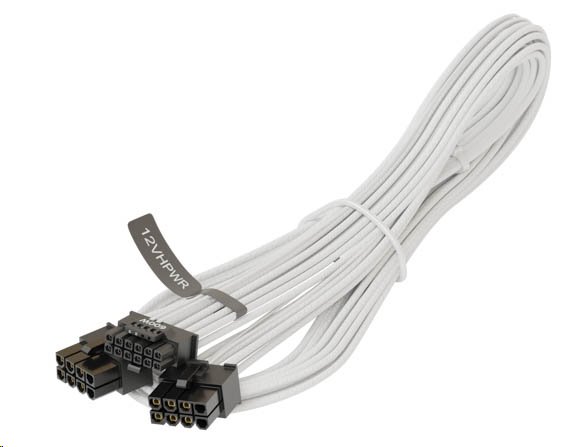 SEASONIC 12VHPWR kábel 2x8p-16p white 