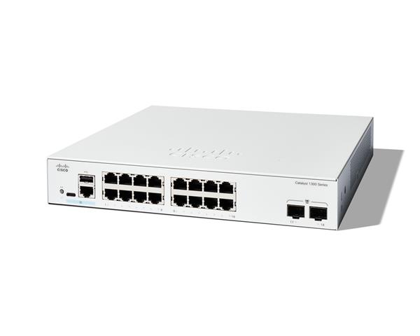 Catalyst 1300 16-port GE, 2x1G SFP 