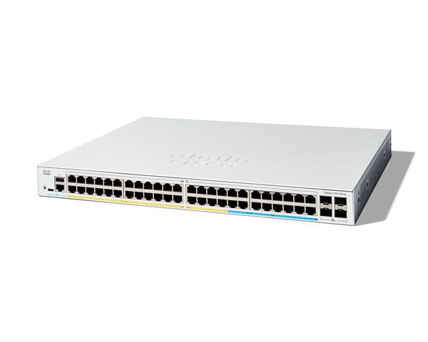 Cisco Catalyst switch C1300-48P-4X (48xGbE, 4xSFP+, 48xPoE+, 375W) 