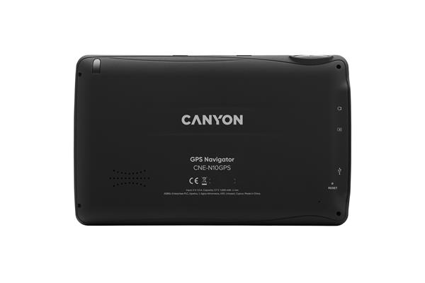 Canyon N10GPS, 7´´ GPS navigácia na báze Windows  CE, pouzitie aj ako Video / MP3 prehrávač 