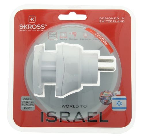 SKROSS cestovný adaptér Israel Combo pre použitie v Izraeli 