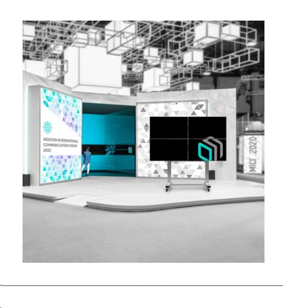 ONKRON TV mobilný stojan na videostenu pre 4 obrazovky 40"-55", strieborný 