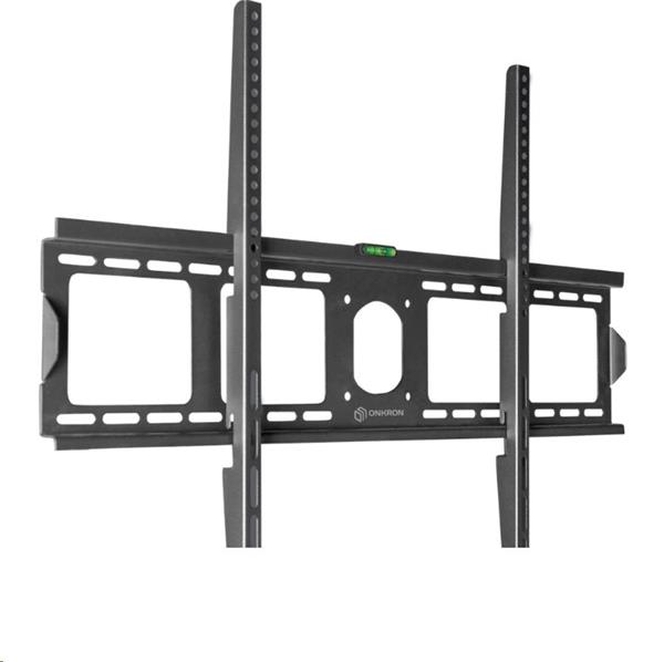 ONKRON pevný TV držiak na stenu pre 55 až 100-palcové ploché TV Digitálne panely 75 kg, čierny,VESA: 75x75 - 800x600 