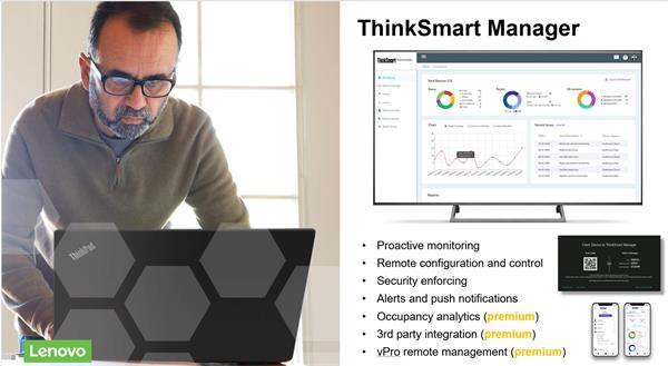 Lenovo ThinkSmart One + Controller for Microsoft Team Rooms W11 IoT 16GB 