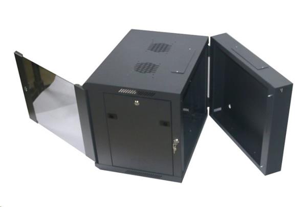 Eurocase nástenný rozvádzač GMB6509 9U / 19" 600x550x500mm, dvojdielny 