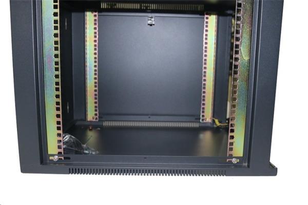 Eurocase nástenný/stojanový rozvádzač GQ5609 9U / 19" 540x600x445mm 