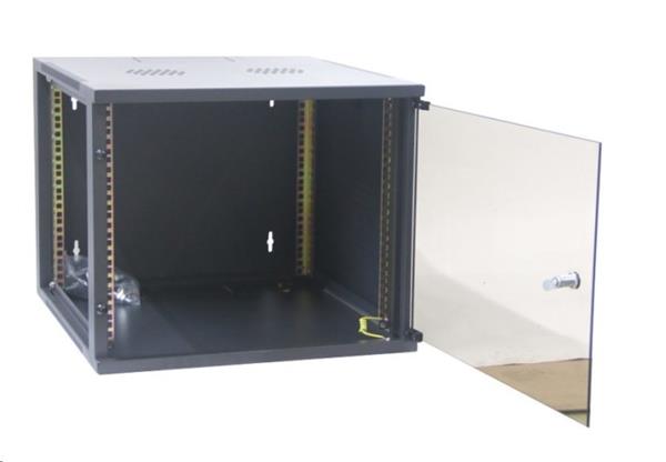 Eurocase nástenný/stojanový rozvádzač GQ5609 9U / 19" 540x600x445mm 