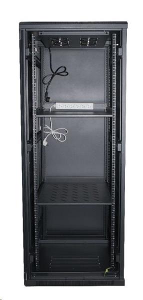 Eurocase stojanový skriňový rozvádzač GB6832, 32U / 19" 600x800x1533mm 