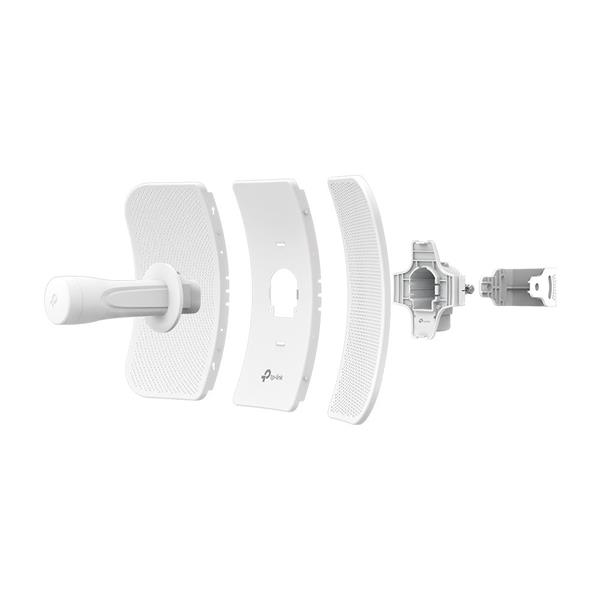 TP-LINK "5 GHz AC867 23 dBi Outdoor CPEPort: 1 × Gigabit Shielded Ethernet PortSPEED: 867 Mbps at 5 GHzFEATURE: 23 dB 