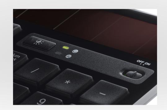 Logitech® K750 Solar Wireless Keyboard - UK Layout 