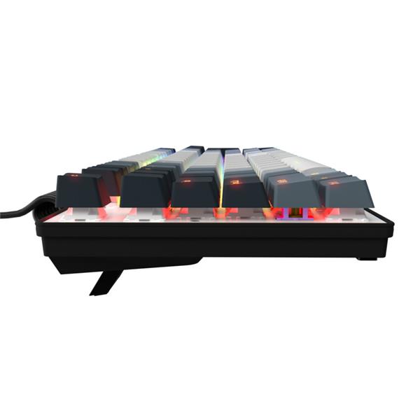 Lorgar Azar 514, mechanická herná klávesnica, RGB podsvietenie, 18 režimov,  USB-C, biela 