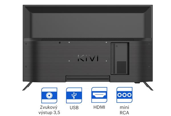 KIVI TV 32F760QB, 32" (81cm), HD LED TV, AndroidTV 11, Black, 1920x1080, 60 Hz,2x8W, 33 kWh/1000h ,HDMI ports 2 