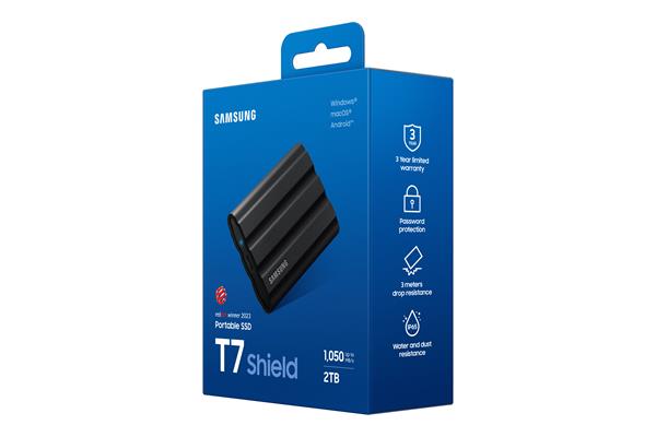 Samsung externý SSD T7 Shield 2 TB čierny 