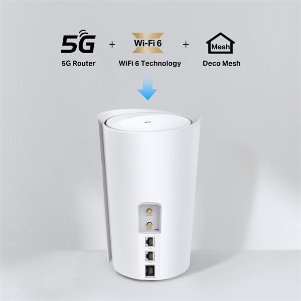5G AX3000 Whole Home Mesh Wi-Fi 6 Router, Build-In 5G Modem SPEED: 574 Mbps at 2.4 GHz + 2402 Mbps at 5 GHz, 5G 3.4Gbps/ 