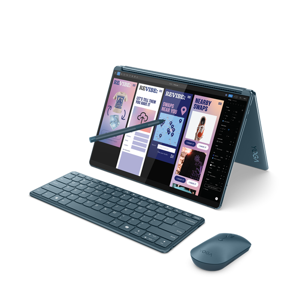 Lenovo IP Yoga Book 9 13IMU9, Ultra 7-155U, 13.3˝ 2880 x 1800/Touch, UMA, 32GB, SSD 1TB, W11Pro, modrý, 3y PS 