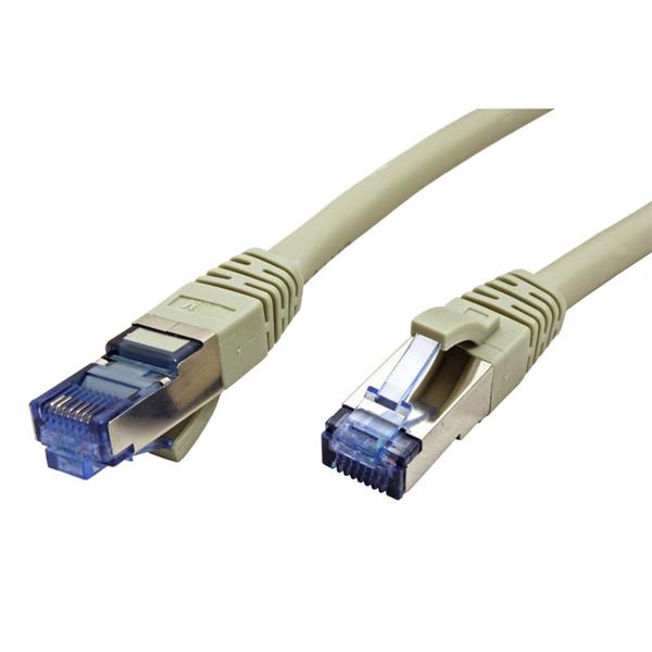 Value patch kábel Cat6A, STP, LSOH, 1,5m , sivý 