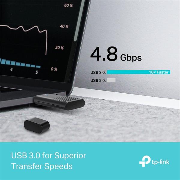 AX1800 Dual Band Wi-Fi 6 USB Adapter SPEED: 1201 Mbps at 5 GHz + 574 Mbps at 2.4 GHz SPEC: Internal Antennas, USB 3.0 FE 