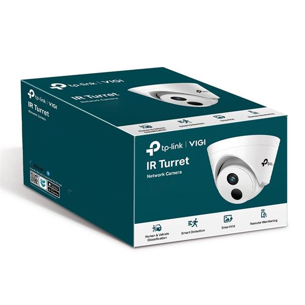 3MP Turret Network Camera SPEC: H.265+/H.265/H.264+/H.264, 1/2.8" Progressive Scan CMOS, Color/0.01 Lux@F2.0, 0 Lux with 