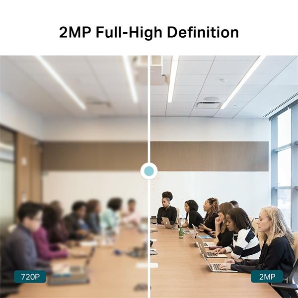 2MP Turret Network Camera SPEC: H.265+/H.265/H.264+/H.264, 1/3" Progressive Scan CMOS, Color/0.01 Lux@F2.0, 0 Lux with I 