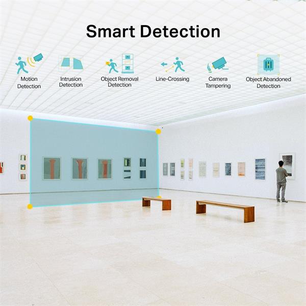 2MP Turret Network Camera SPEC: H.265+/H.265/H.264+/H.264, 1/3" Progressive Scan CMOS, Color/0.01 Lux@F2.0, 0 Lux with I 
