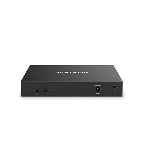 NV Version is suitabe for customers who"s voltage input is between 220V-240V"8-Port Gigabit Desktop Switch with 7-Port P 